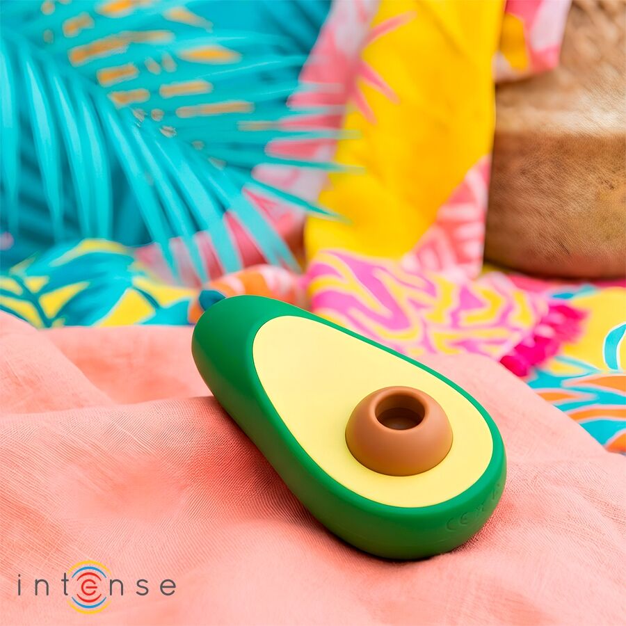 Stimulateur clitoridien à succion en forme d'avocat — INTENSE FUN TOYS