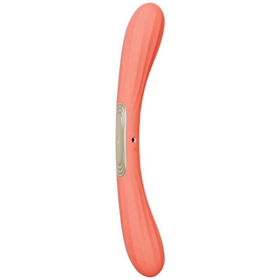 Vibrateur double extrémité Boomerang rouge corail — LELO
