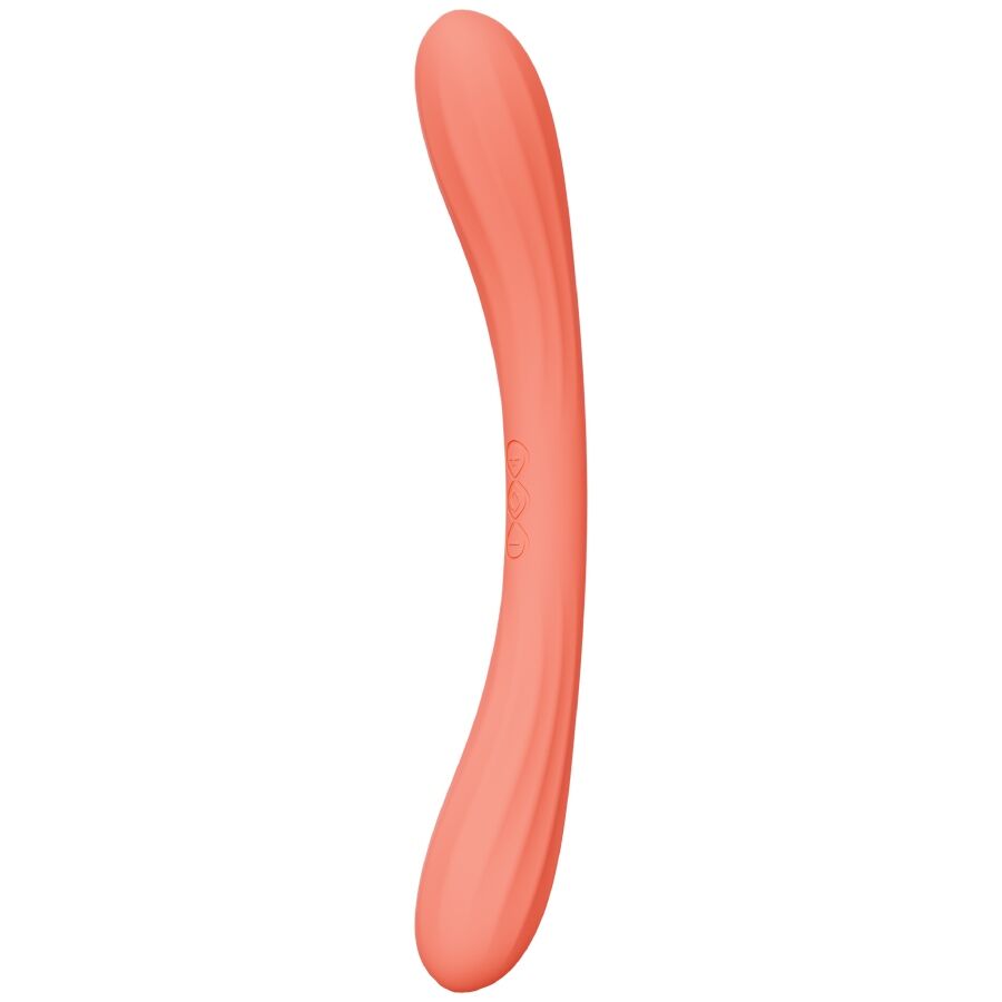 Vibrateur double extrémité Boomerang rouge corail — LELO