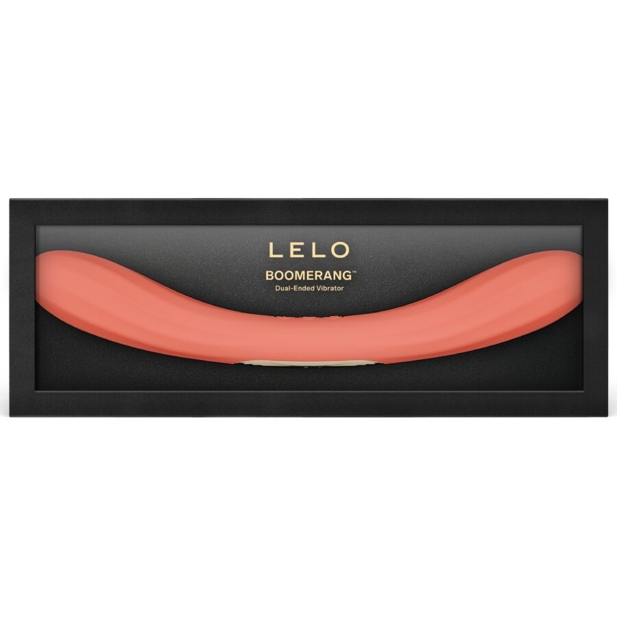 Vibrateur double extrémité Boomerang rouge corail — LELO
