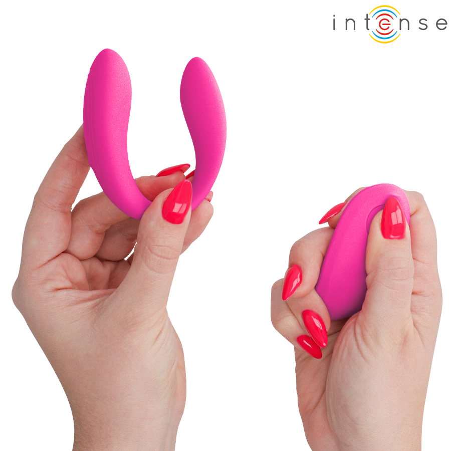Stimulateur vibrant en forme de pince — INTENSE REMOTE CONTROL