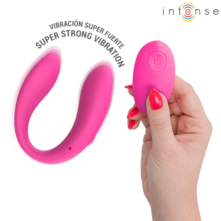Stimulateur vibrant en forme de pince — INTENSE REMOTE CONTROL