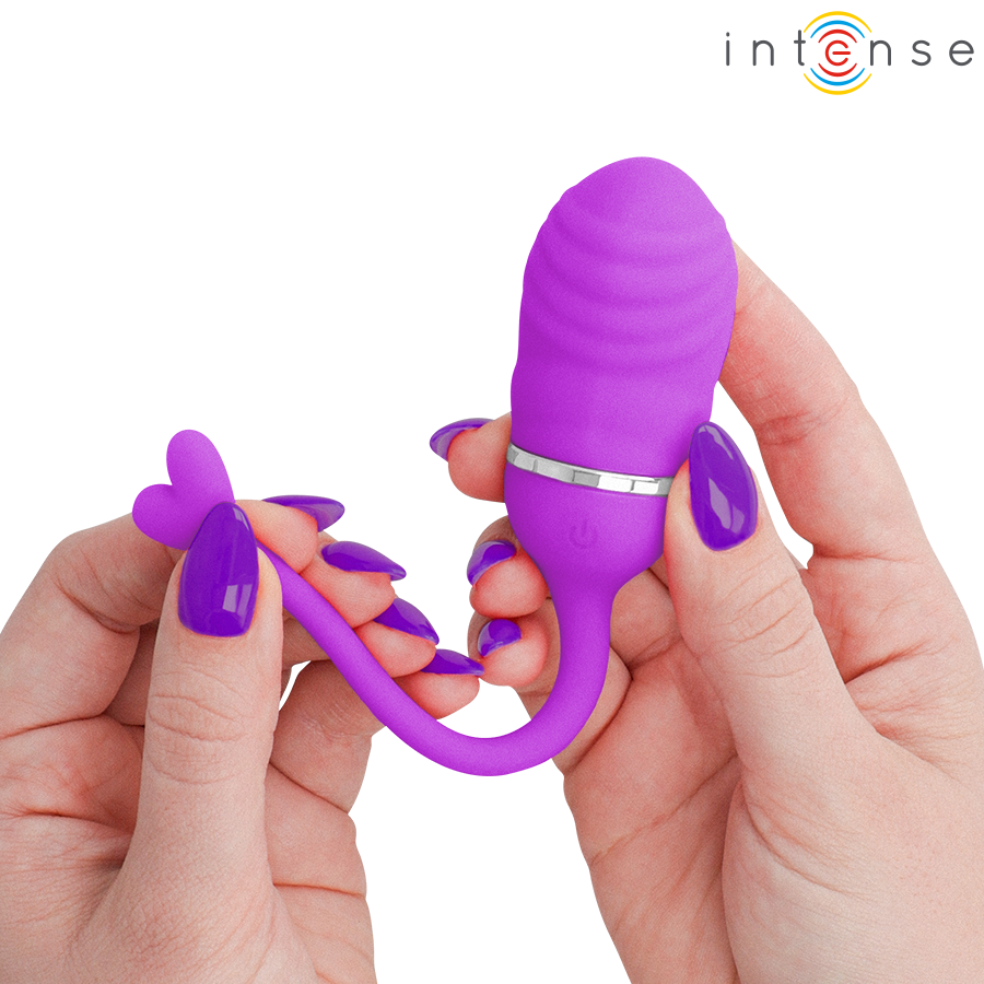 Œuf vibrant télécommandé violet — INTENSE REMOTE CONTROL