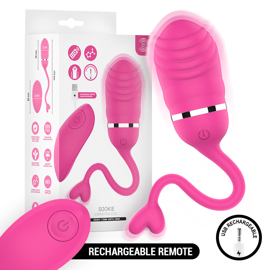 Œuf vibrant télécommandé rose — INTENSE REMOTE CONTROL