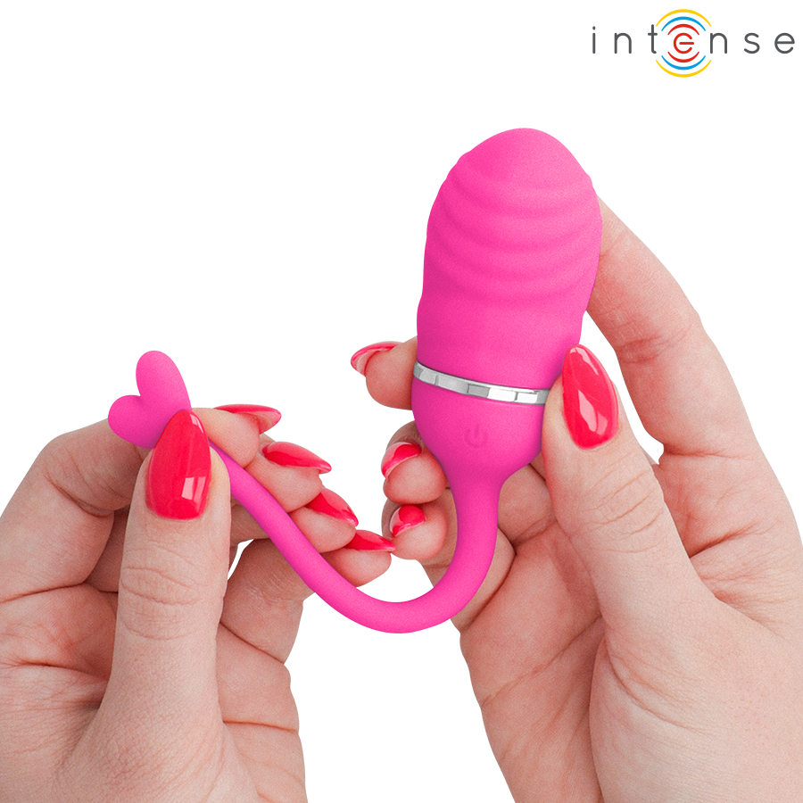 Œuf vibrant télécommandé rose — INTENSE REMOTE CONTROL
