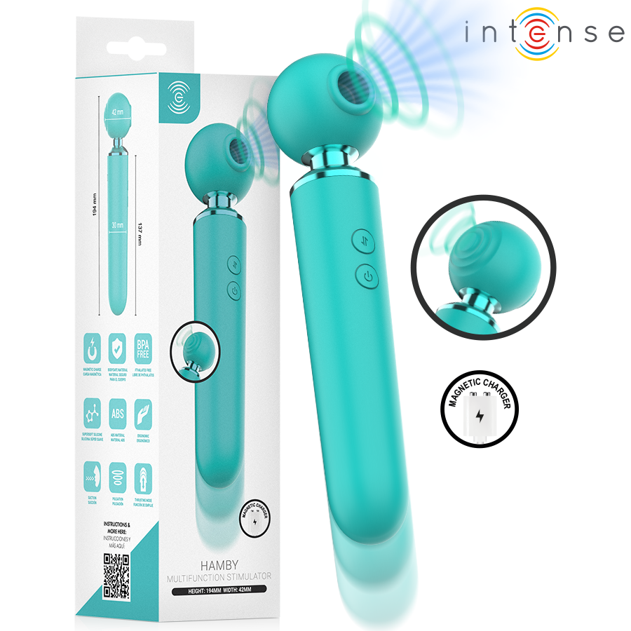 Stimulateur multifonctionnel à succion et vibrations — INTENSE HIGH TECH