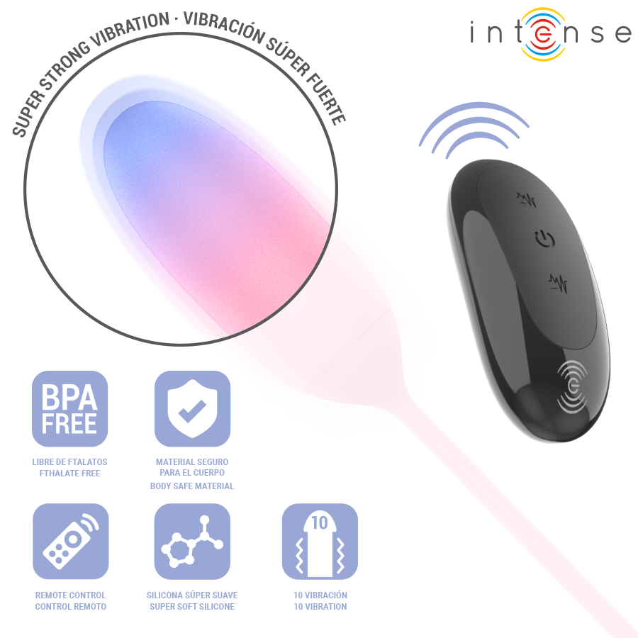 Vibromasseur point G gradient — INTENSE REMOTE CONTROL