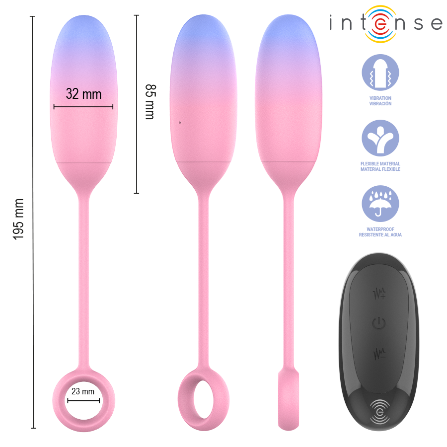 Vibromasseur point G gradient — INTENSE REMOTE CONTROL