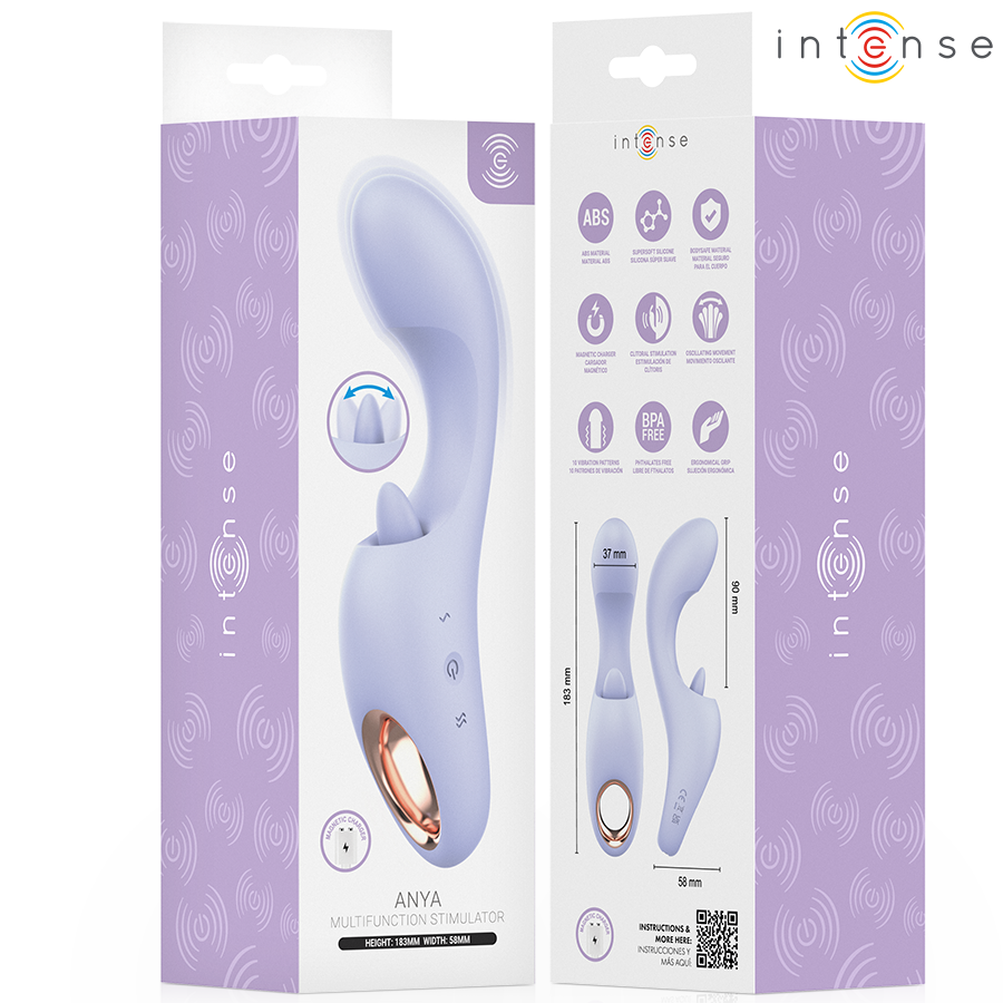 Stimulateur double stimulation Anya — INTENSE HIGH TECH