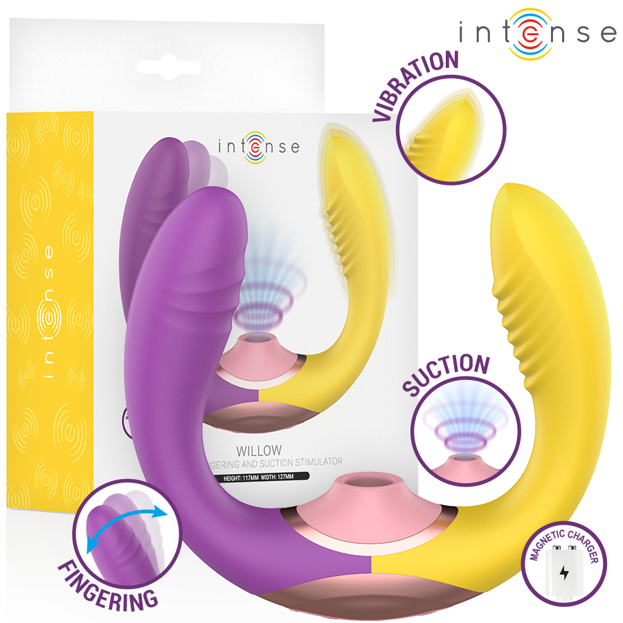 Stimulateur Willow 3 en 1 succion et vibration — INTENSE HIGH TECH