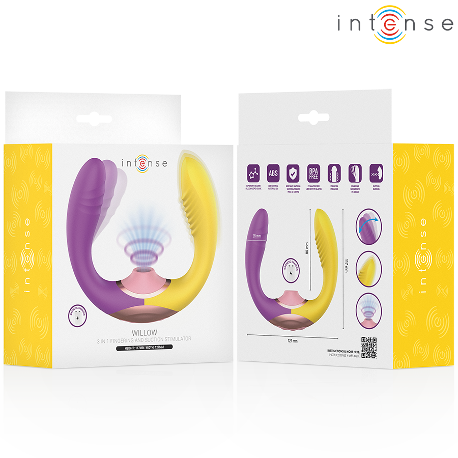 Stimulateur Willow 3 en 1 succion et vibration — INTENSE HIGH TECH