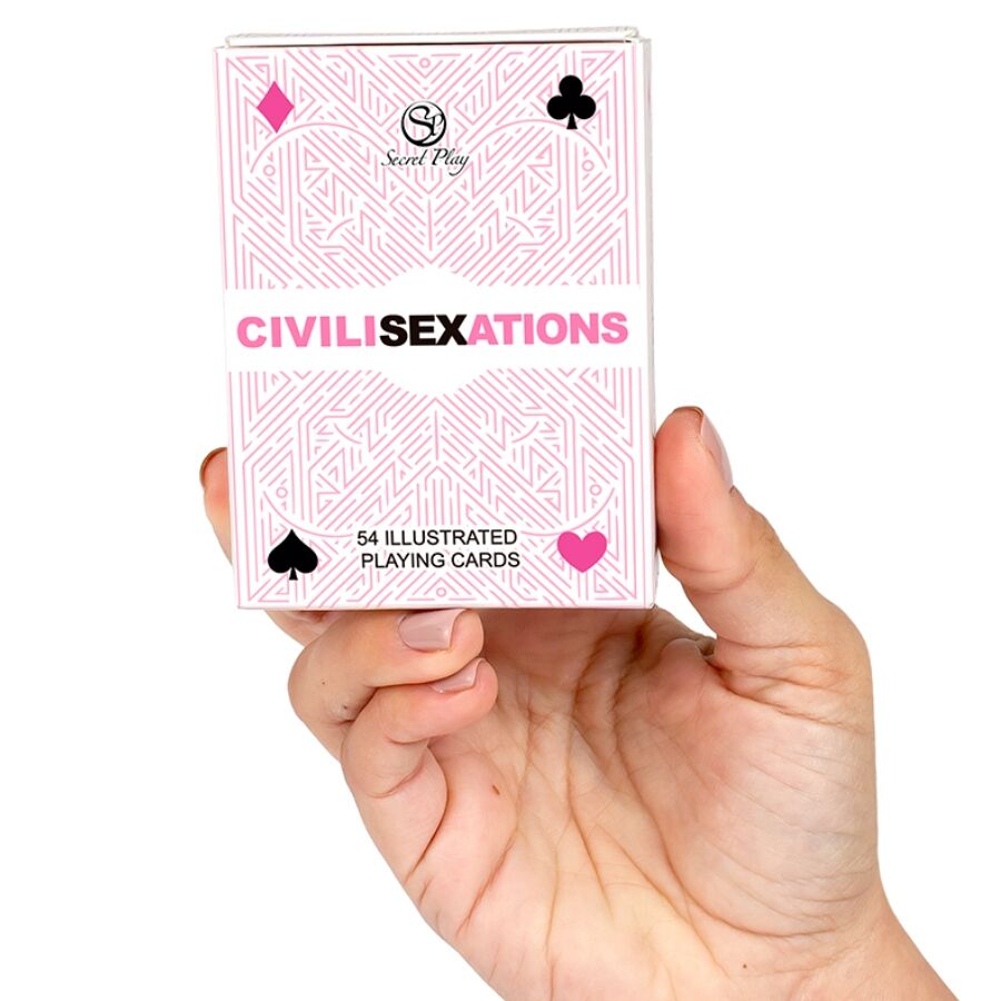 Jeu de cartes érotique illustré Civilisexations — SECRETPLAY 100% GAMES