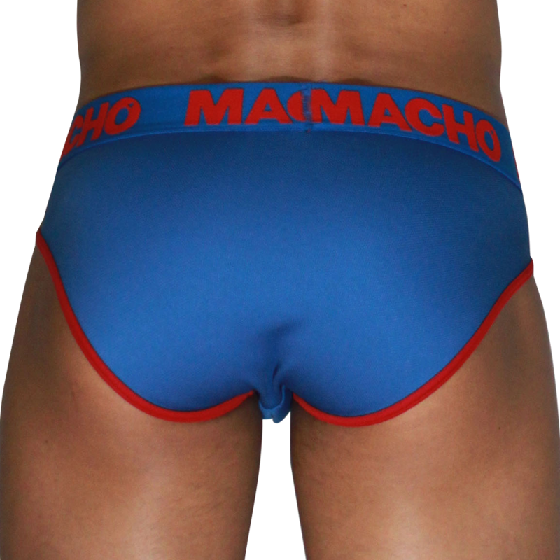 MACHO - MCH005 CLASSIC SLIP BLEU + ROUGE S