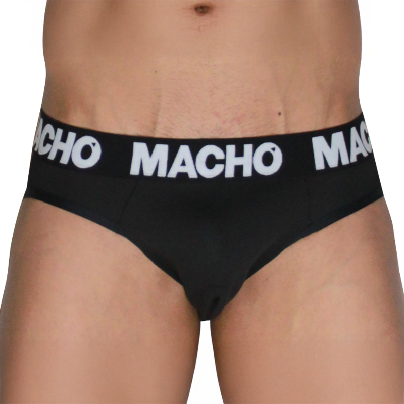 MACHO - MCH007 CLASSIQUE SLIP NOIR + NOIR S