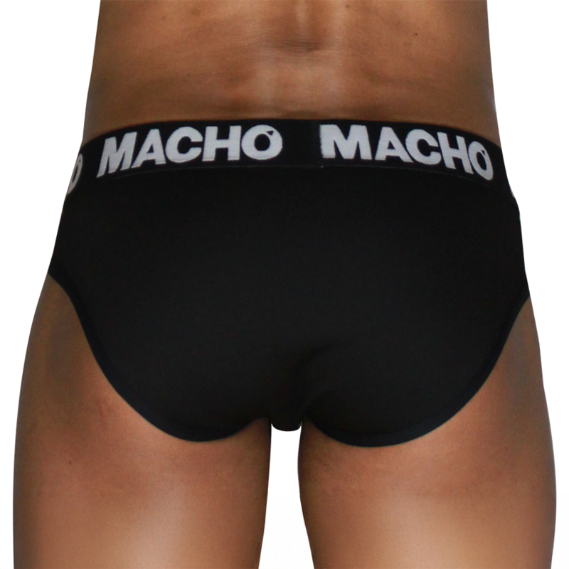 MACHO - MCH007 CLASSIQUE SLIP NOIR + NOIR S