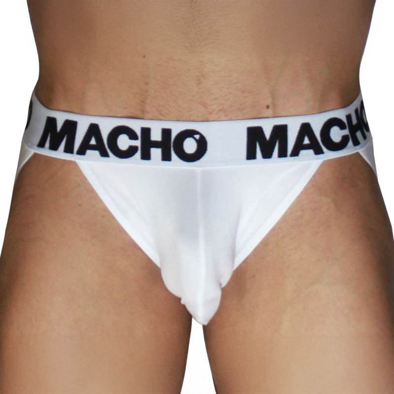 MACHO - MX29BL JOCK BLANC + BLANC XL