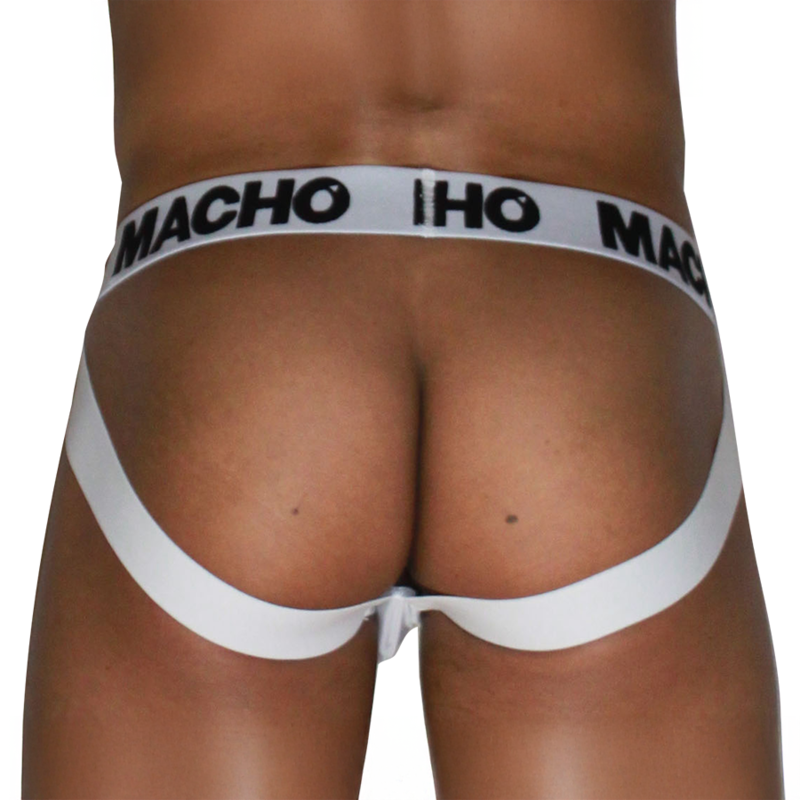 MACHO - MX29BL JOCK BLANC + BLANC XL