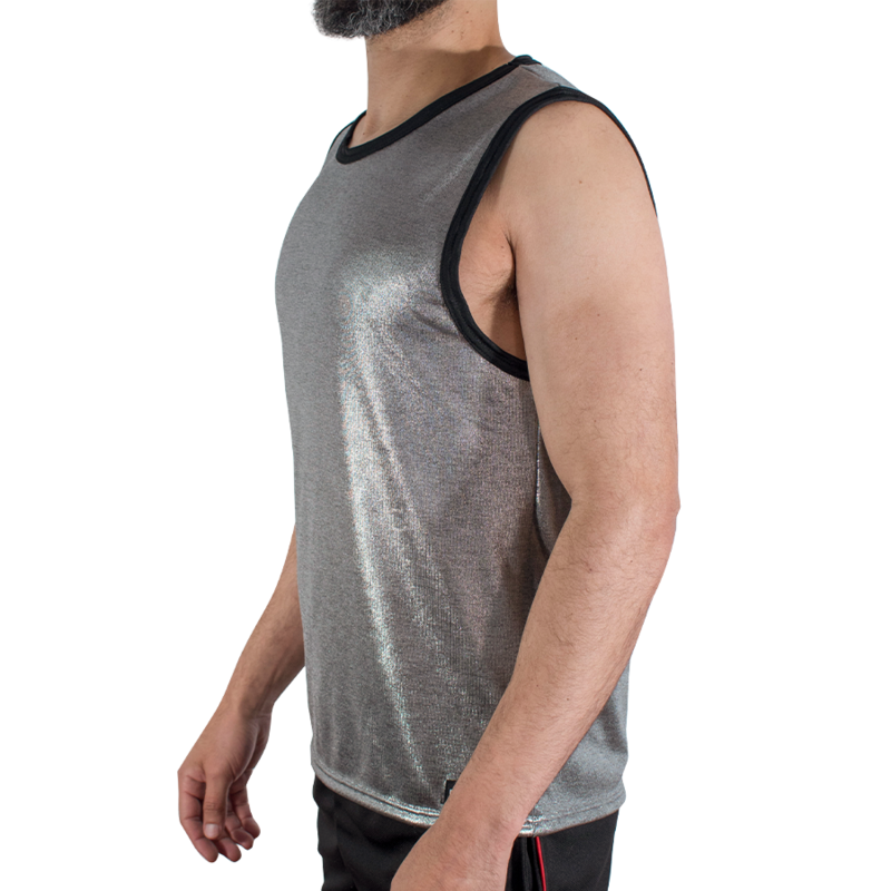 MACHO - T-SHIRT À PAILLETTES FINES L/XL