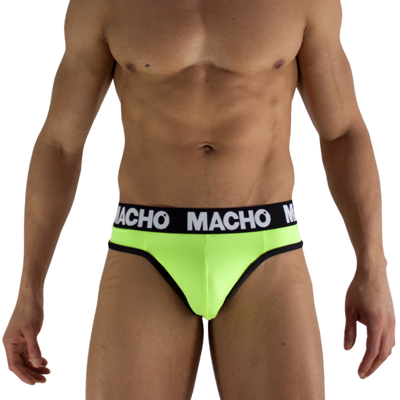 MACHO - MTG001 STRING JAUNE FLUORESCENT TAILLE S