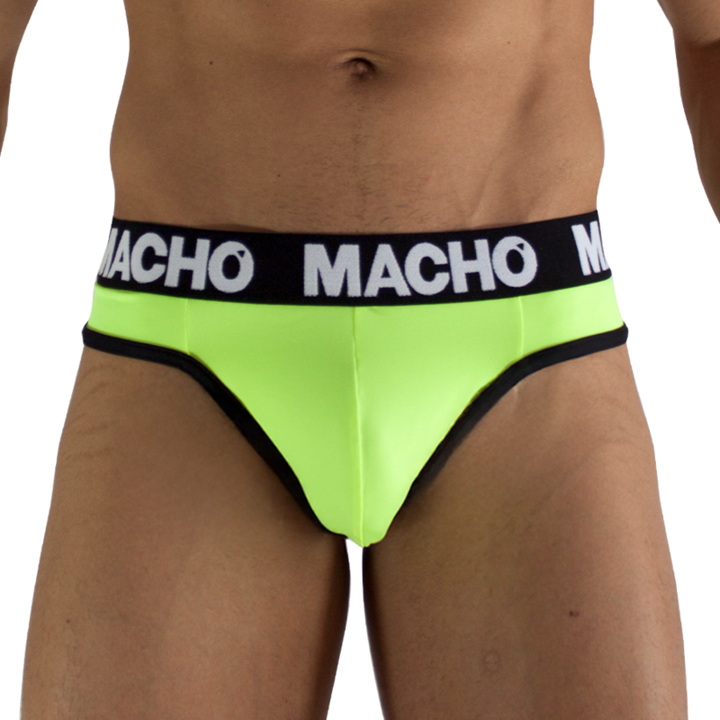 MACHO - MTG001 STRING JAUNE FLUORESCENT TAILLE XL
