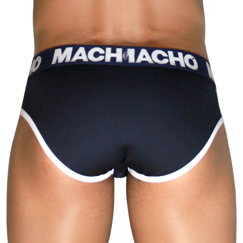 MACHO - MCH008 Slip classique bleu marine XL
