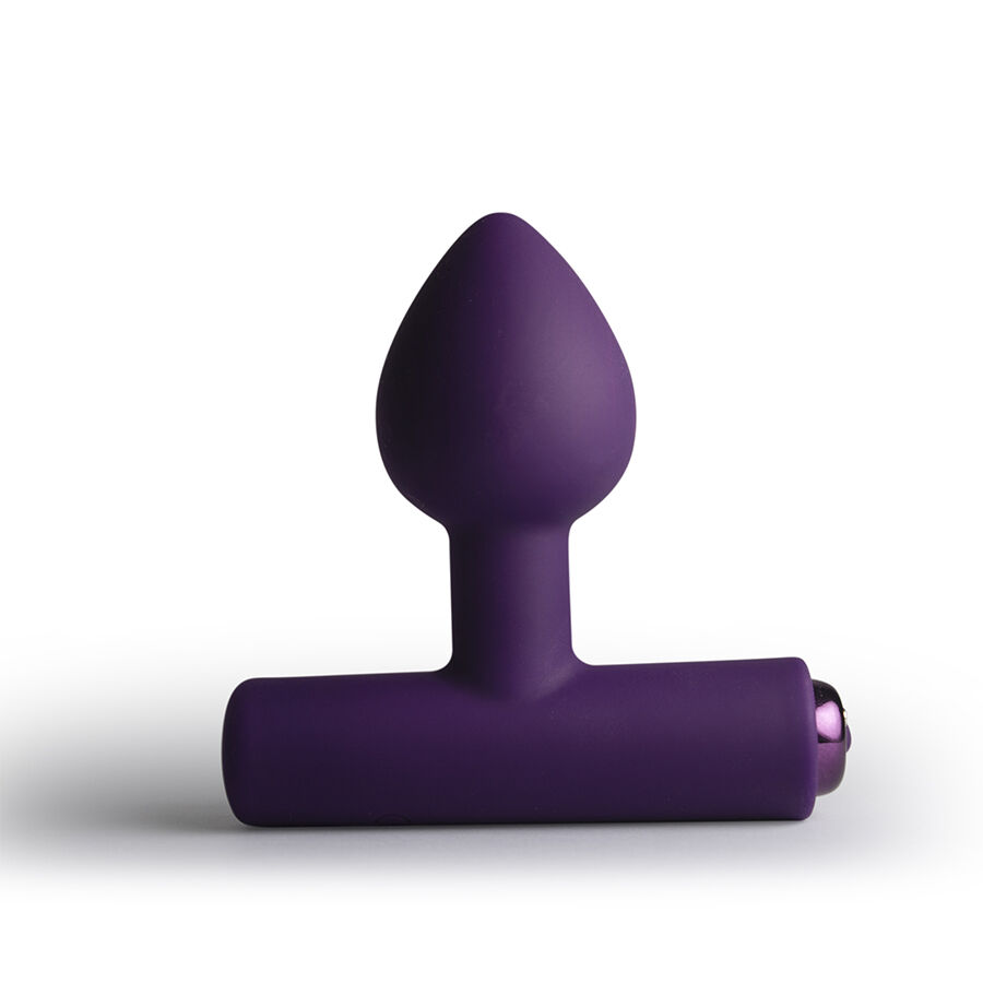 ROCKS-OFF - MINI BAGUETTE RECHARGEABLE 16 FONCTIONS ROSE PIVOINE