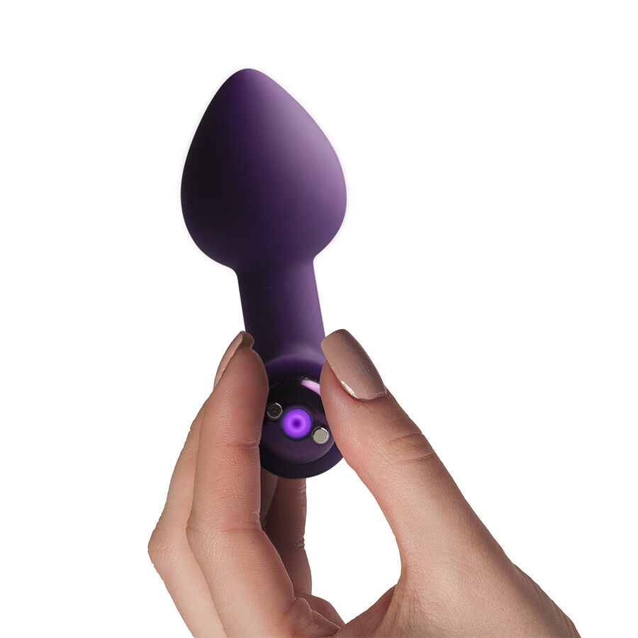 ROCKS-OFF - MINI BAGUETTE RECHARGEABLE 16 FONCTIONS ROSE PIVOINE