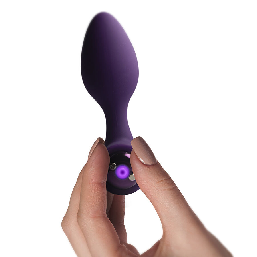 ROCKS-OFF - MINI BAGUETTE RECHARGEABLE 16 FONCTIONS ROSE PIVOINE