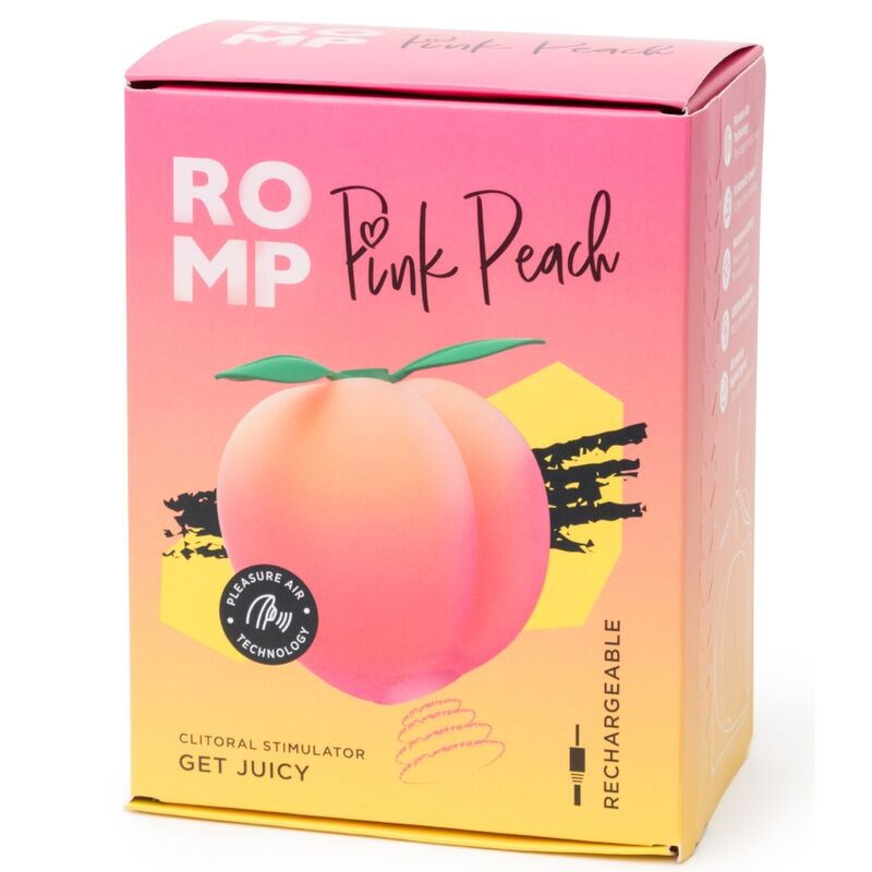 Stimulateur clitoridien à succion Peach Rose — ROMP