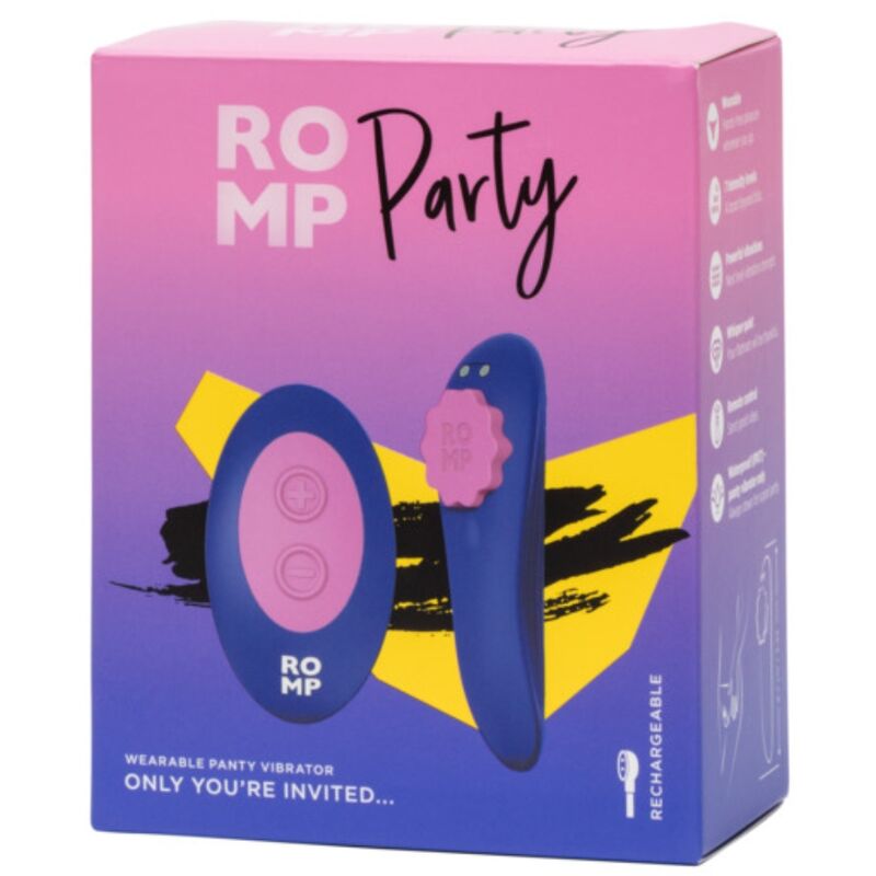 Culotte vibrante à fixation magnétique avec télécommande — ROMP
