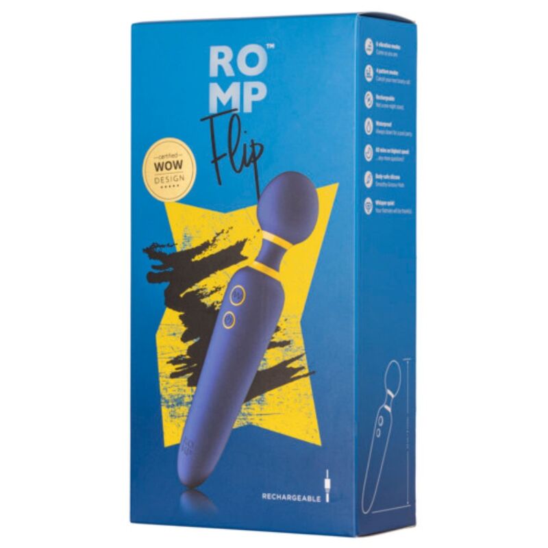 Baguette vibrante silencieuse 10 modes — ROMP