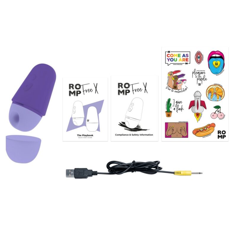 Stimulateur clitoridien Free, couvercle hygiénique, 10 niveaux, rechargeable — ROMP