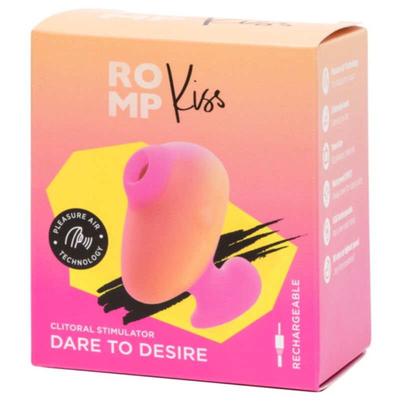 Stimulateur clitoridien à succion rechargeable — ROMP
