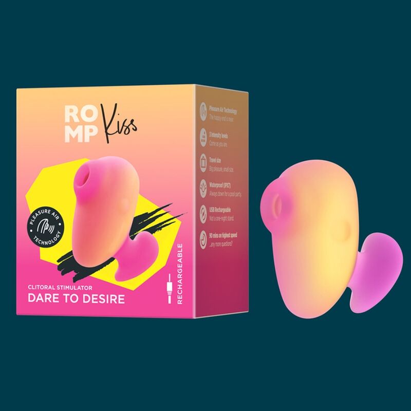Stimulateur clitoridien à succion rechargeable — ROMP
