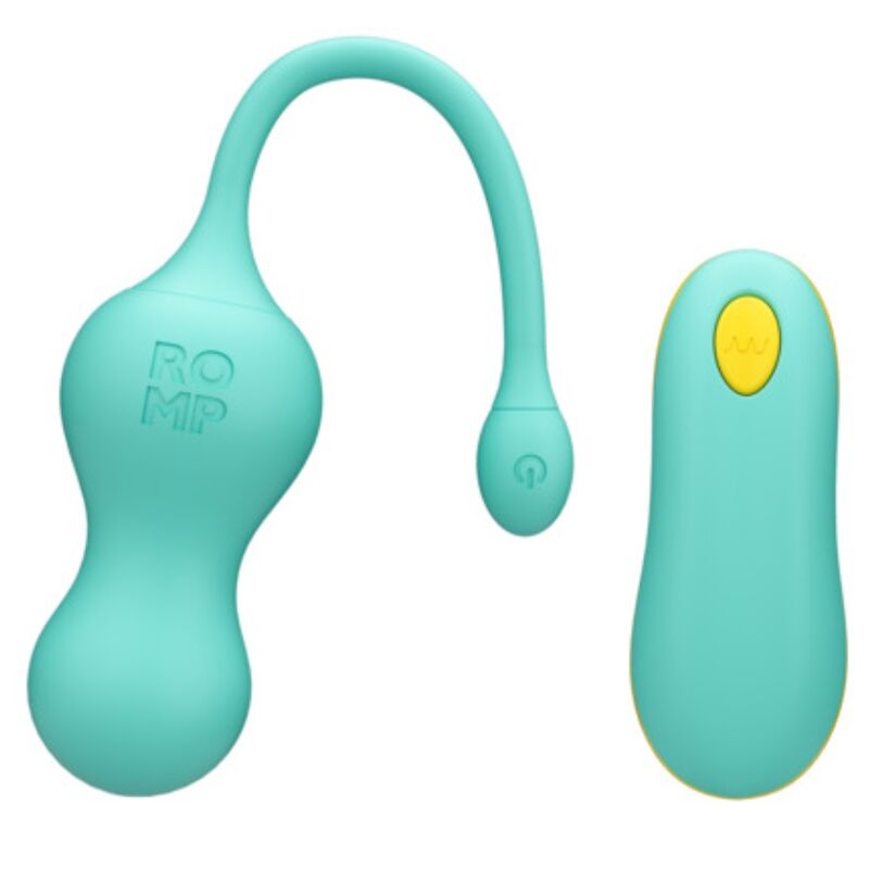 Vibromasseur point G turquoise avec télécommande — ROMP