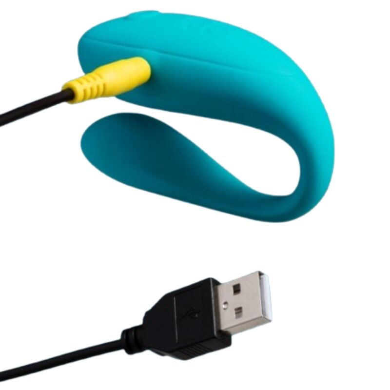 Anneau vibrant pour couples turquoise — ROMP