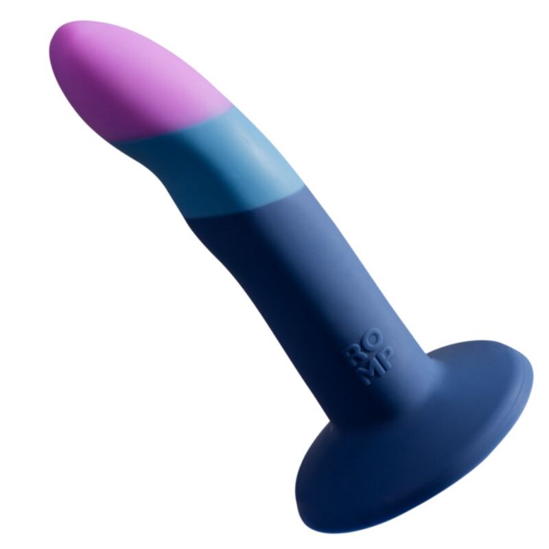 Godemichet incurvé en silicone avec ventouse — ROMP