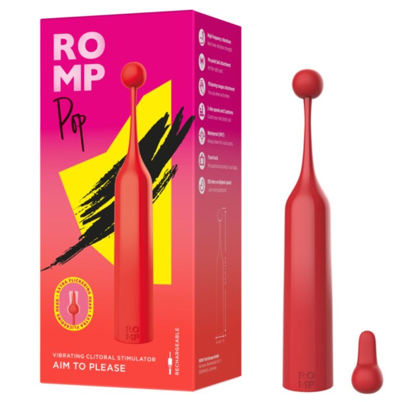 Stimulateur clitorial haute fréquence Pop — ROMP