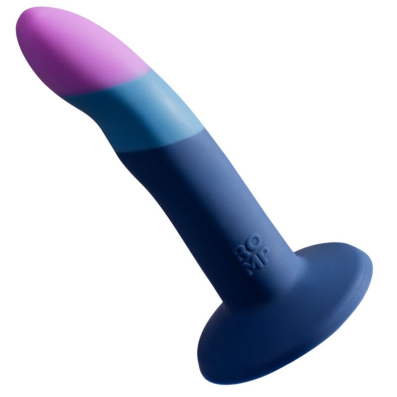 Kit harnais et dildo en silicone tricolore 14 cm — ROMP
