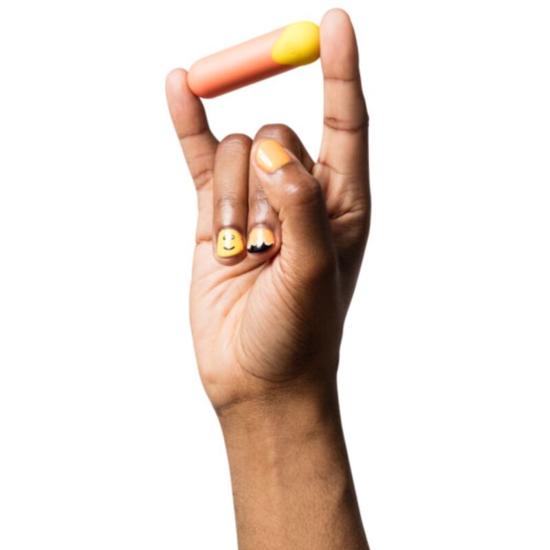 Balle vibrante multifonction orange et jaune — ROMP