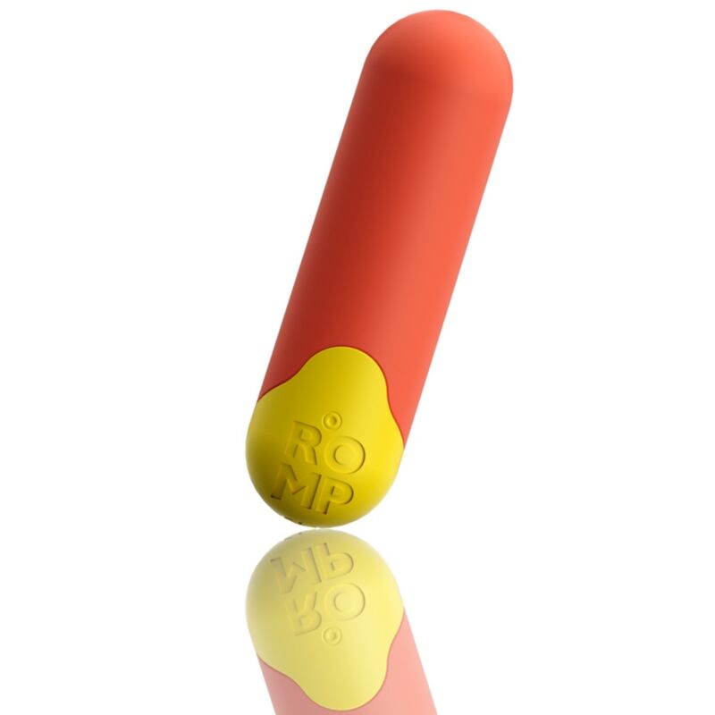 Balle vibrante multifonction orange et jaune — ROMP