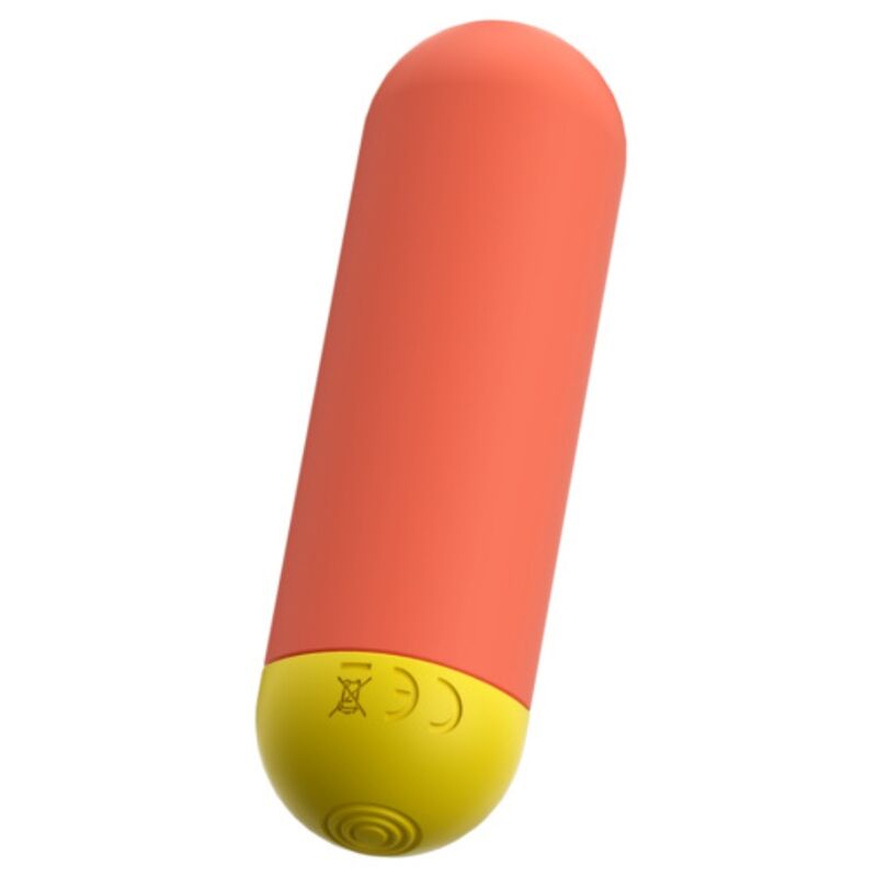 Balle vibrante multifonction orange et jaune — ROMP