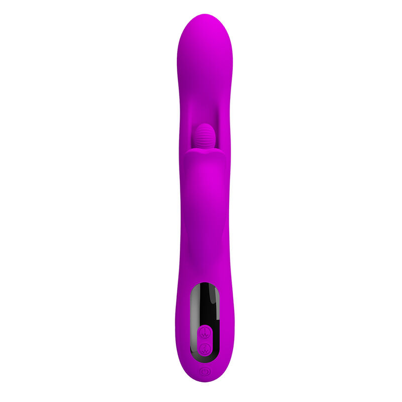 PRETTY LOVE - VIBRATEUR OSCILLANT LAPIN YALANDA AVEC AFFICHAGE LED VIOLET