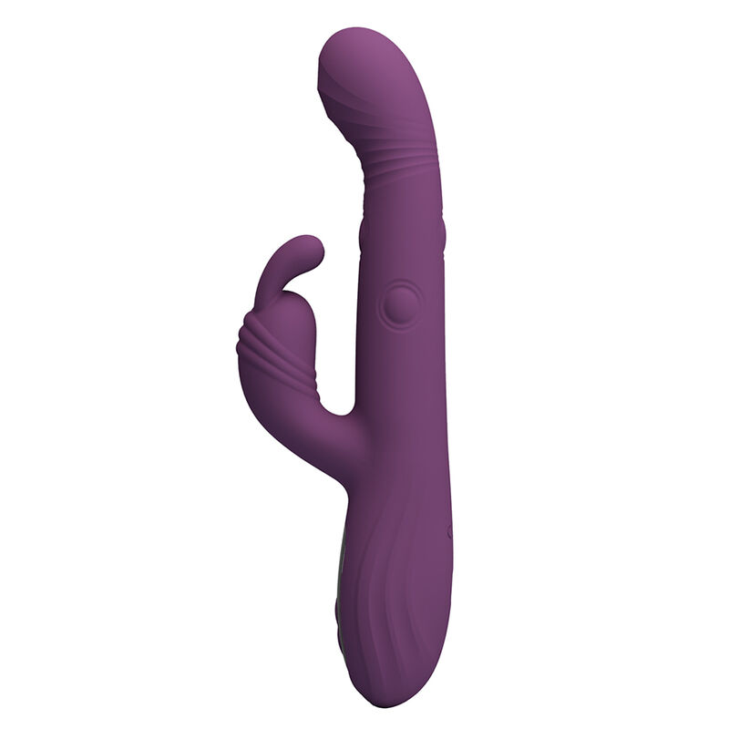 PRETTY LOVE - DEE VIBRATEUR LAPIN MULTIFONCTION OSCILLANT ET À PERCUSSION VIOLET