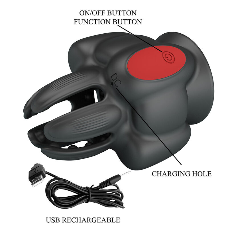 PRETTY LOVE - WYATT MASTURBATEUR AUTOMATIQUE RECHARGEABLE - ENTRAÎNEUR DE CLASSE