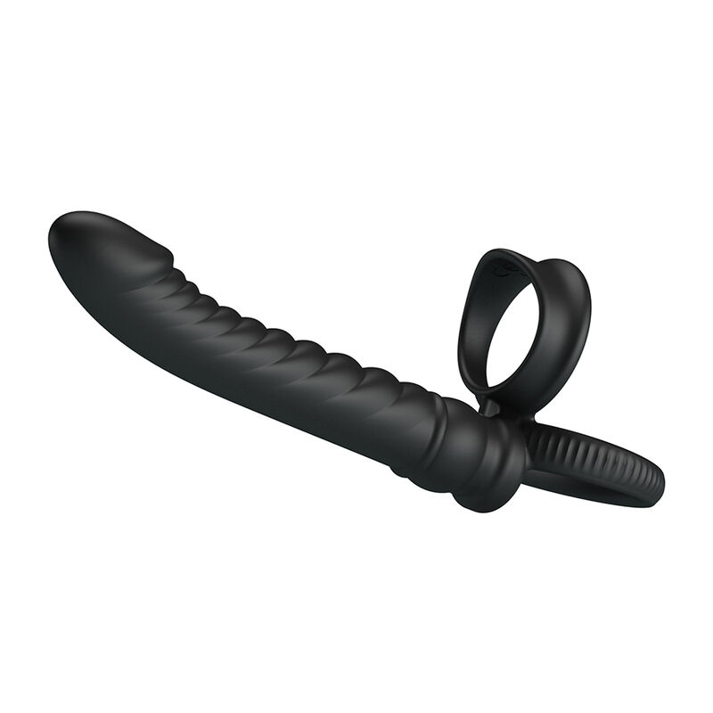 PRETTY LOVE - VIBRATEUR ANAL MERRITT AVEC ANNEAU ET VIBRATION NOIR