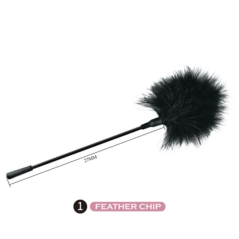 PRETTY LOVE - KIT BDSM 8 PIÈCES NOIR