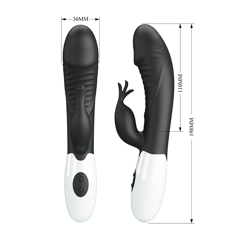 PRETTY LOVE - RASMUSSEN VIBRATEUR LAPIN 30 FONCTIONS NOIR