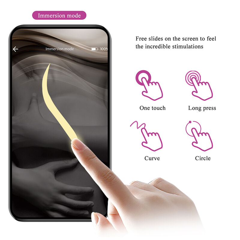 PRETTY LOVE - VIBRATEUR ŒUF À PROFONDEUR KLAY CONTRÔLÉ PAR APPLICATION VIOLET