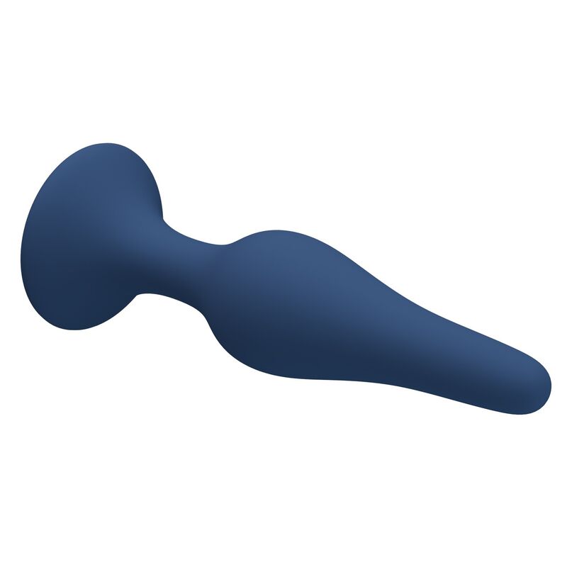 MR PLAY - PLUG ANAL FIN EN SILICONE BLEU TAILLE S